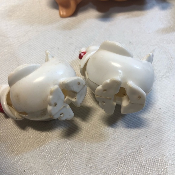 Lot of Vintage Fisher-Price Farm Animals Pigs, Cow, Hens & Sheep - Picture 6 of 9